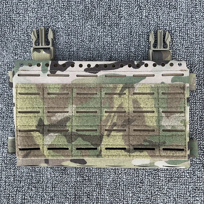 Airsoft MK5 SS Chest Rig Plate Multicam Tactical Chest Hanging Laser Cutting Molle Expansion Conversion Carrier Plate Pouch Gear