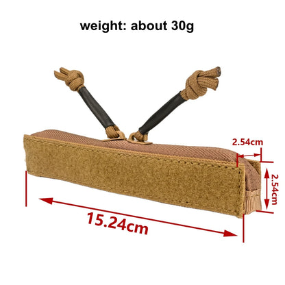 Tactical Admin Pocket Zipper Insert, Two-Way Drop-in Zipper Insert for for Vest Plate Bag Admin Pocket Chest Rig