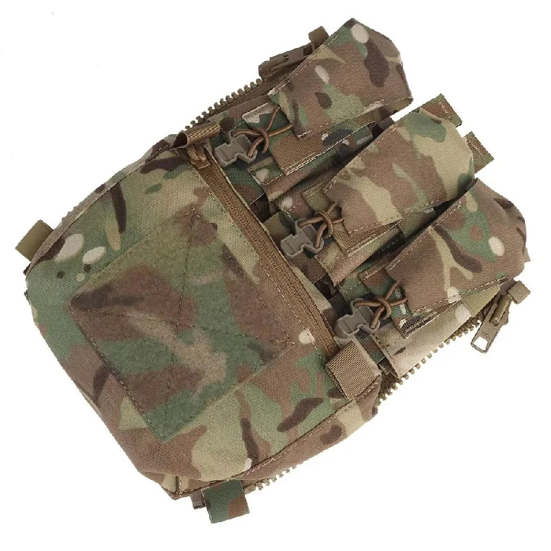 Tactical V5 FCPC Plate Carrier Back Panel Expansion Bag Supplement Sub-package Airsoft Triple Pouch Vest Accessories
