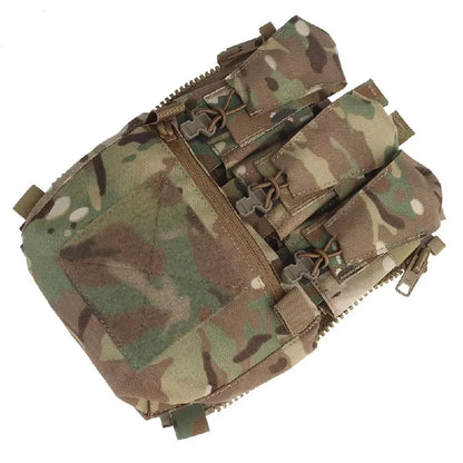 Tactical V5 FCPC Plate Carrier Back Panel Expansion Bag Supplement Sub-package Airsoft Triple Pouch Vest Accessories