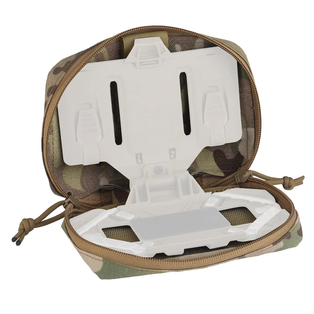 Tactical Molle Plate Carrier Pouch Foldable Navigation Phone Holder Chest Pack Airsoft Hunting Outdoor Utility Gear