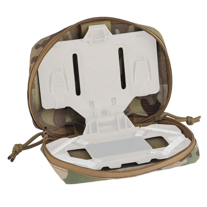 Tactical Molle Plate Carrier Pouch Foldable Navigation Phone Holder Chest Pack Airsoft Hunting Outdoor Utility Gear