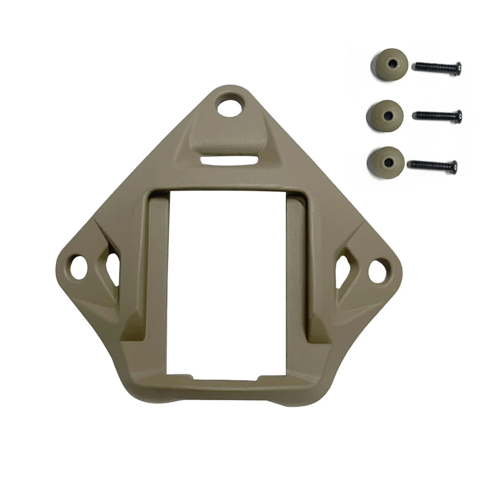 Tactical Helmet Frame Mount NVG Shroud Aluminum Adapter 3 Hole Skeleton Mount ARC Rail For FAST MICH Helmet Accessorie