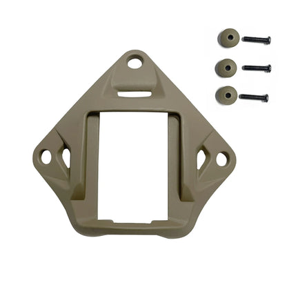 Tactical Helmet Frame Mount NVG Shroud Aluminum Adapter 3 Hole Skeleton Mount ARC Rail For FAST MICH Helmet Accessorie