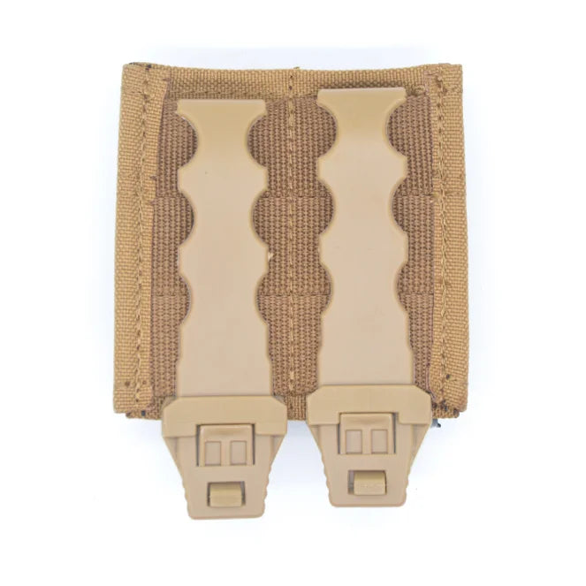 Ophidian MOLLE Mag Pouch FAST 9MM Single/Double Mag Bag Hunting CS Games Air soft Holder With Nylon Support Clip