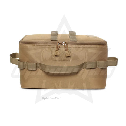 Outdoor camping picnic tableware storage bag handbag multifunctional foldable portable tool storage bag