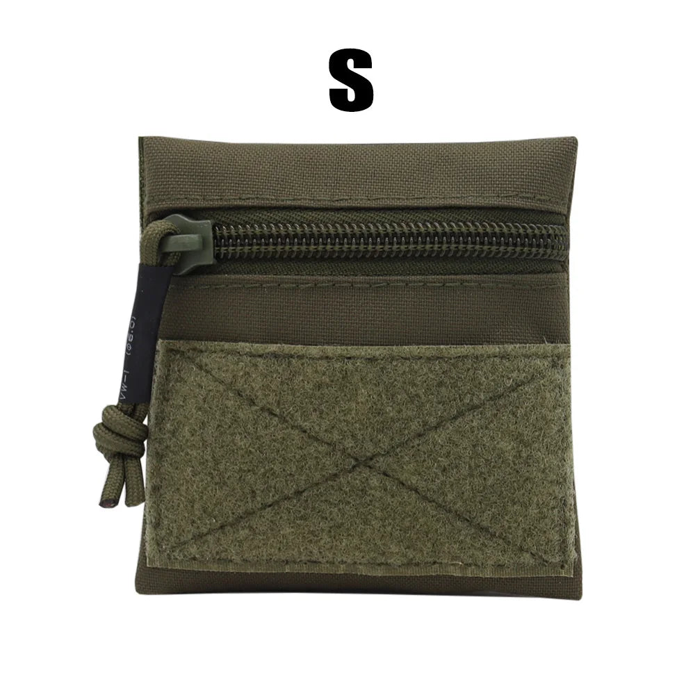Tactical Micro Candy Pouch Portable Storage Bag Hunting Vest Pouch For MK3 MK4 Chest Rig Vest Airsoft Gear