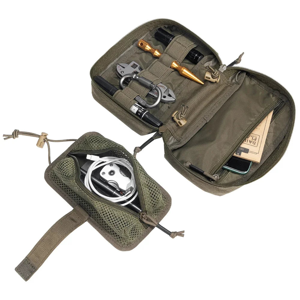 EDC Tactical Bag Waist Pack Hunting Vest Emergency Tools Pack Outdoor Tool Accessories Kit Camping Survival Pouch