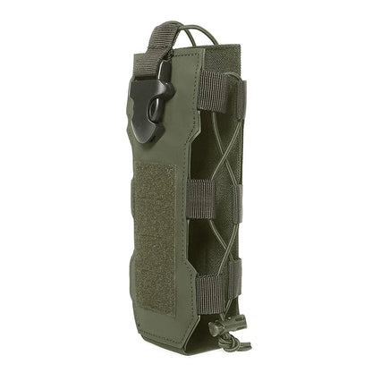 Laser Cut Design Molle Adjustable Water Bottle Holder Outdoor Sport Tactical Bottle Pouch for Backpack Belt Molle Radio Pouch