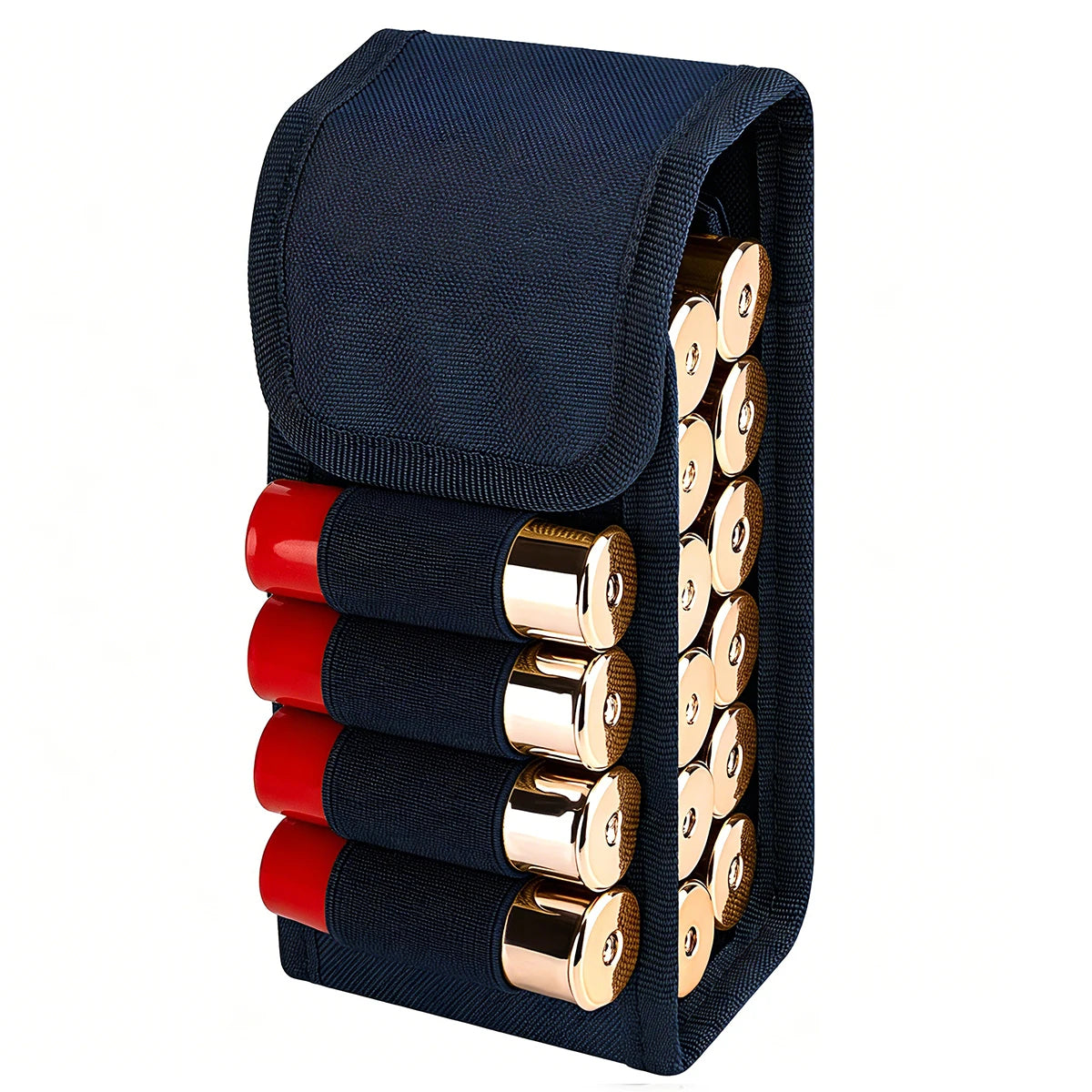 16 Rounds 12GA Shotgun Shell Holder Tactical Molle Waist Bandolier Shotshell Ammo Pouch for 12/16/20 Gauge