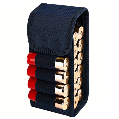 16 Rounds 12GA Shotgun Shell Holder Tactical Molle Waist Bandolier Shotshell Ammo Pouch for 12/16/20 Gauge