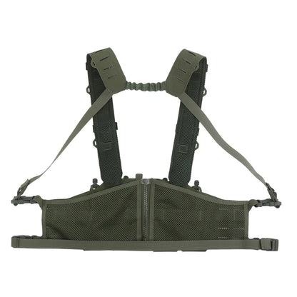 Tactical SF Vest Chest Rigs Lightweight Camouflage MOLLE Militar Hunting Airsoft Assault Vest with Mag Pouch H-Style Strap