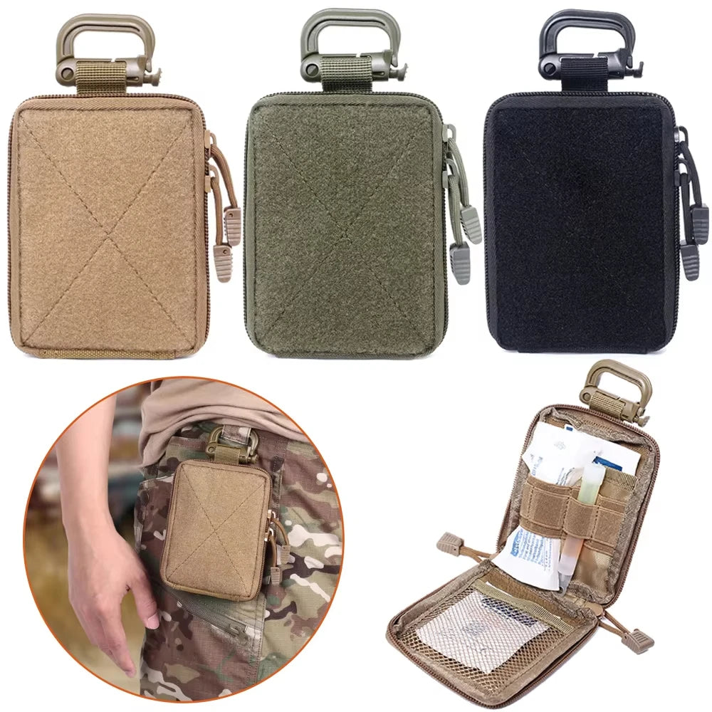 Tactical EDC Pouch for Men Medical Organizer Small Outdoor Molle Bag Waist Belt Pouch Hunting Gear Fanny Pack