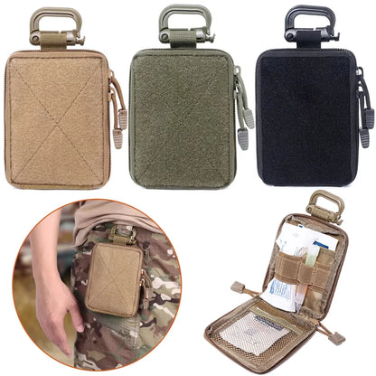 Tactical EDC Pouch for Men Medical Organizer Small Outdoor Molle Bag Waist Belt Pouch Hunting Gear Fanny Pack