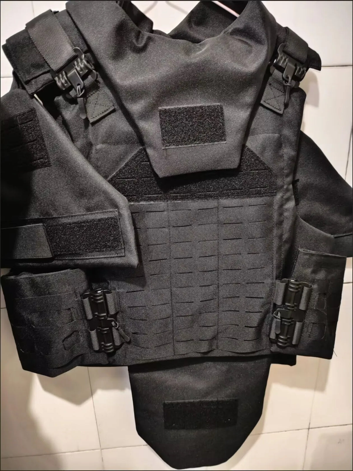 Full Protection Tactical Vest Insert Panel Detachable Accessory Pack Plate Carrier