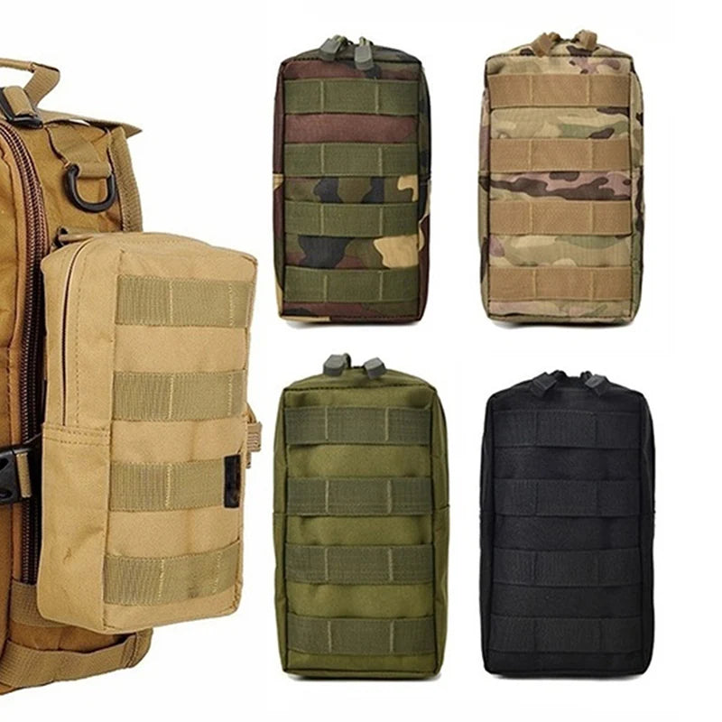 Outdoor Tactical Molle Pouch Waterproof Nylon Multi Purpose Army Small Tactical Pack Universal Hunting Camping Bag Outdoor Equip
