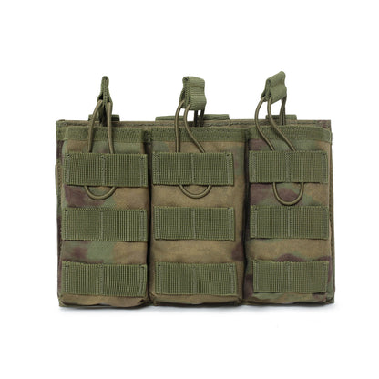 Tactical Triple Molle Magazine Pouches Airsoft AK 7.62 5.56mm M4 AR 15 Rifle Mag Bag Hunting Vest Accessories