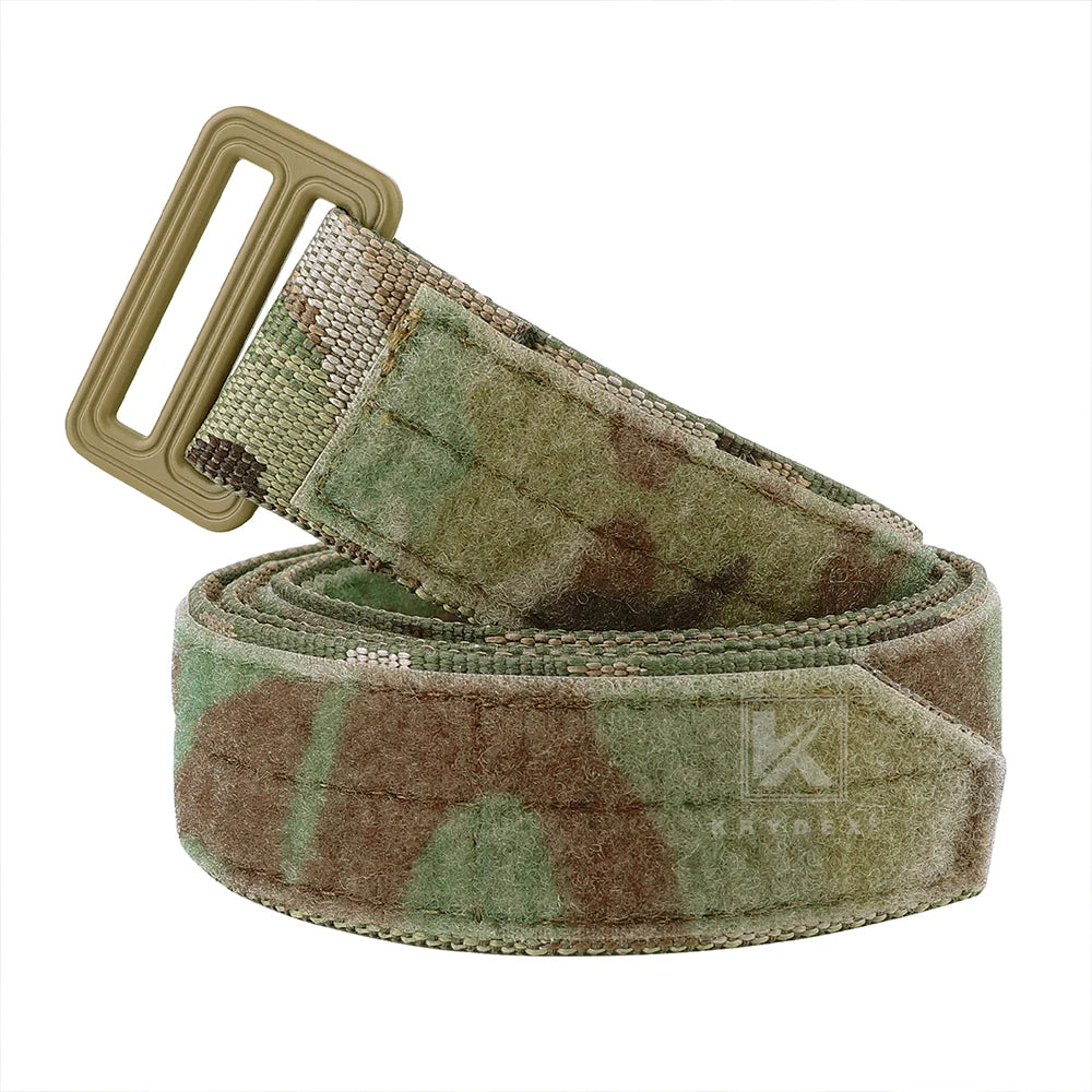 KRYDEX Tactical EDC Belt 1.5" Duty Concealed Carry Base Belt Hook & Loop Inner Belt Men Waist Belt Outdoor Hunting Acessories