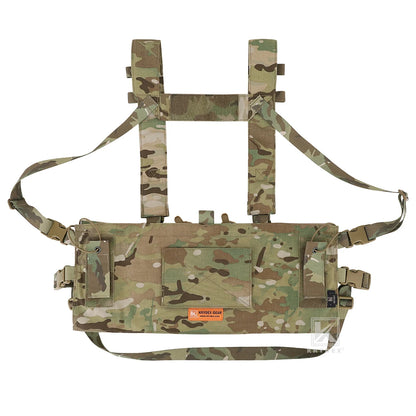 KRYDEX 500D Tactical Chest Rig UW Gen IV Low Profile Rigs Carrier With GP Pouch Multifunction Pockets H Harness