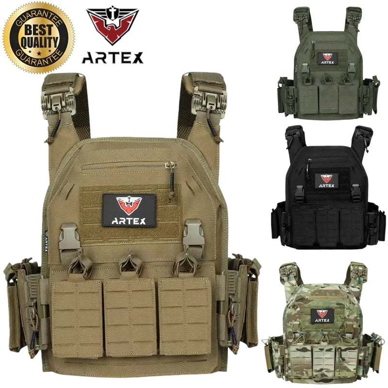 Tactical Vest Outdoor Hunting Plate Carrier Protective Adjustable Vest Airsoft Carrier Combat Equipment