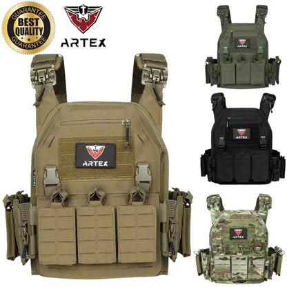 Tactical Vest Outdoor Hunting Plate Carrier Protective Adjustable Vest Airsoft Carrier Combat Equipment