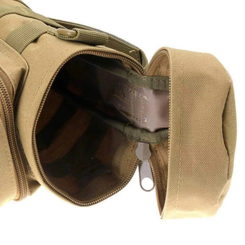 Tactical Water Bottle Bag Molle Pouch Holder Outdoor Travel Camping Hiking Cycling Fishing Hunting Water Bottle Kettle Carrier