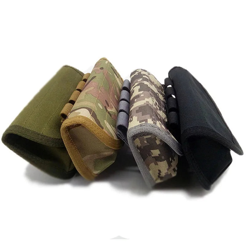 Tactical 12 Round Ammo Pouch Ammo Carrier Bag Molle EDC Shotgun Bullet Shell Holder Rifle Cartridge Hunting Accessories