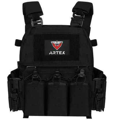 ARTEX 8315T Cycling Vest Outdoor Riding Gear MOLLE Style Vest Quick Release Design Laser Cut Style Storage Gear for Bike Sports