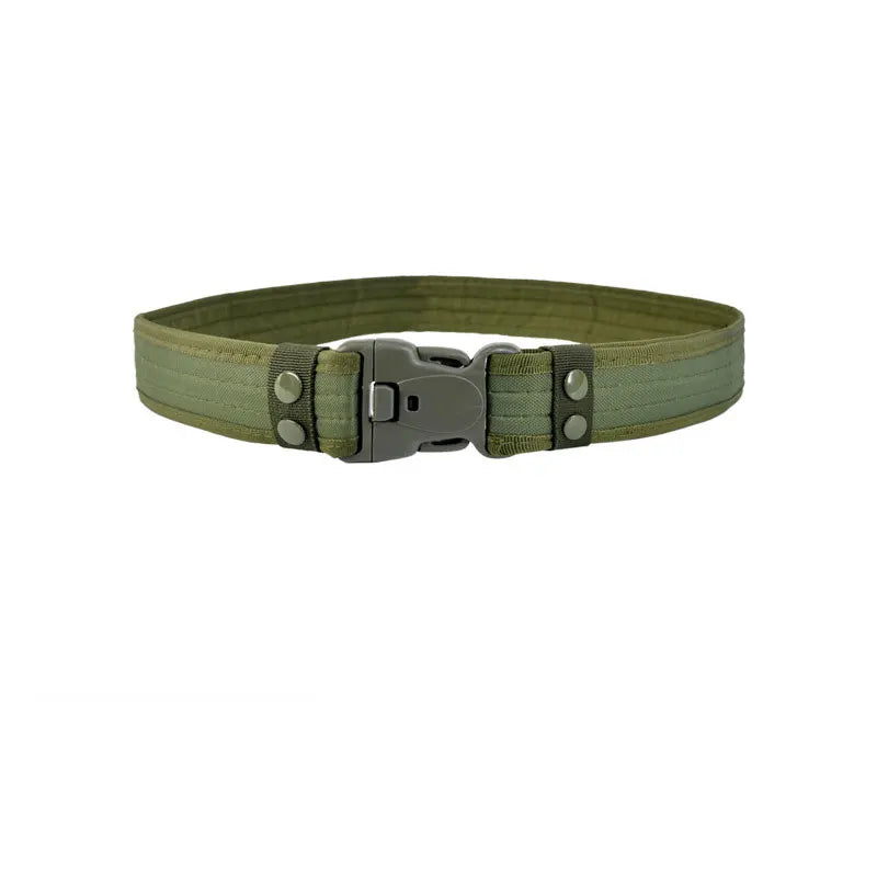 Men's Tactical Belt  Quick Release Belts Outdoor Nylon Military Camouflage Oxford Cloth Wide Waist Belt Hiking EDC Accessories