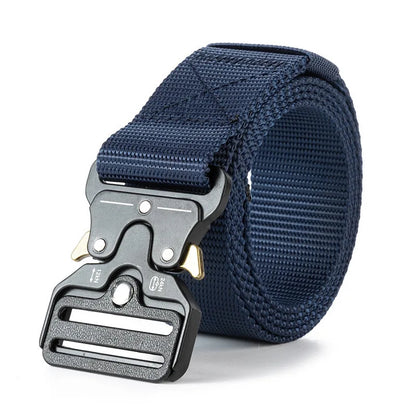 Quick Release Tactical Belt Outdoor Nylon Webbing Belt Men Military Waist Belt for Work Pants Training