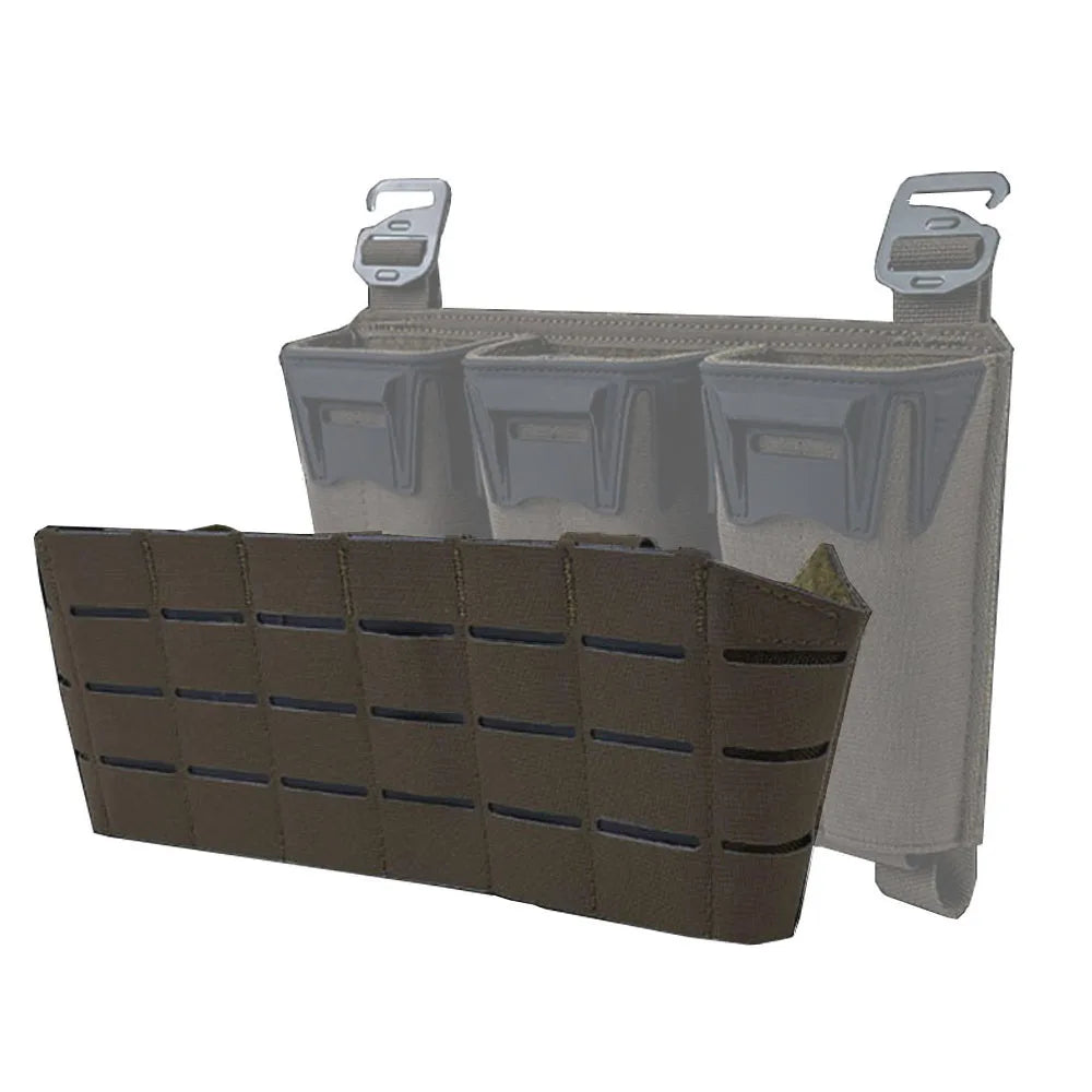 Tactical MOLLE Plate For Multi-caliber Triple Mag Pouch Placard 2nd Layer Expand Outdoor Hunting Vest Plate Carrier Accessories