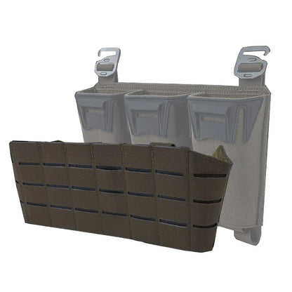 Tactical MOLLE Plate For Multi-caliber Triple Mag Pouch Placard 2nd Layer Expand Outdoor Hunting Vest Plate Carrier Accessories