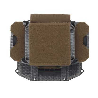 Tactical Concealed Phone Holder with Removable Hook & Loop Panel, Height adjustable Foldable Navigation Board Airsoft