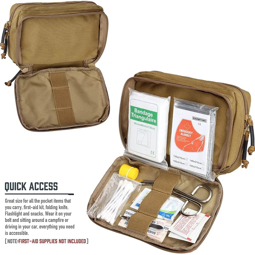 Tactical Molle Camping Medical Mobile Phone Bag Holder Practical Tool Bag Edc Pouch Hunting Accessories