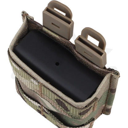 OphidianTac Molle Single 7.62 Mag Pouch Short Fast Pouch KYWI Kydex Wedge Insert Magazine Holster for 7.62mm Magazine