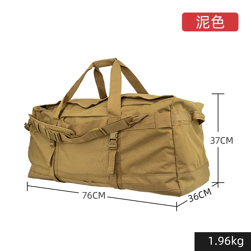 48L 66L 100L Tactical Luggage Bag Camping Backpack Outdoor Molle Duffel Bags Hiking Travel Gym Weekend Bags Tactical Equipment