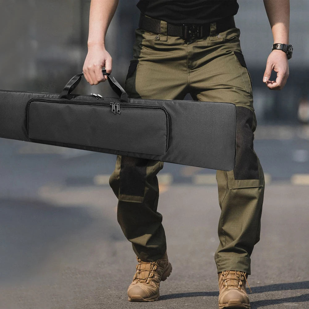 100/120cm Gun Bag Tactical Rifle Case Airsoft Carbines Lunettes Backpack Tactical Soft Pocket Outdoor Carry Bag Hunting Backpack