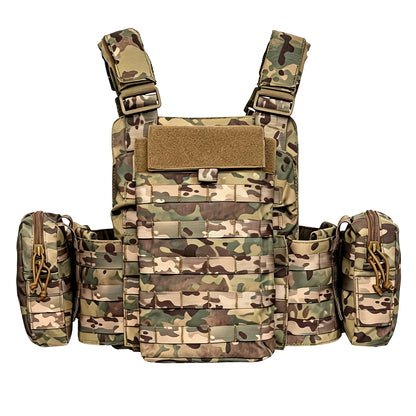 MOLLE Expansion+Quick Disassembly Structure Full Set of Accessories Multi functional Hunting Vest, Removable and Reasonable