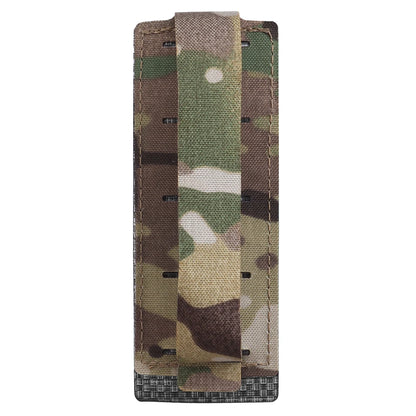Tactical Elastic 5 Gauge Shell Holder MOLLE Shotshell Hanging Panel Magazine Pouch Paintball Airsoft Hunting Gear