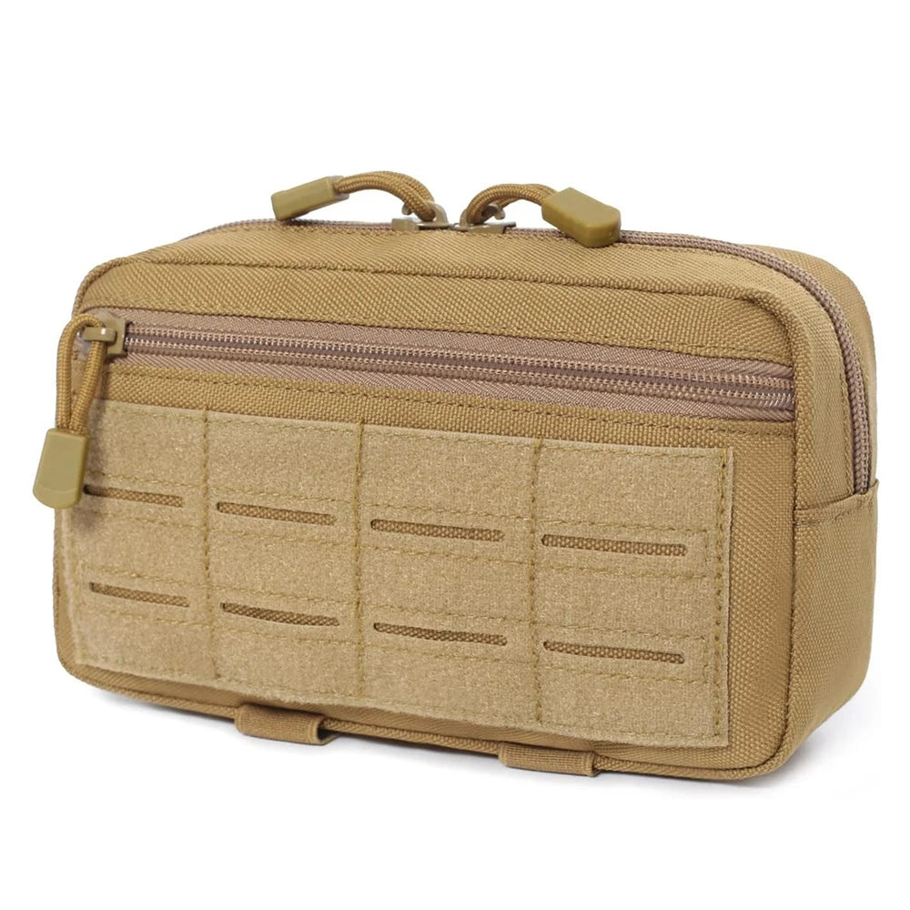 EDC Molle Tactical Pouch Waist Pack Compact Utility Pouches Waist Belt Bag Medical Bags Phone Case Outdoor Hunting Accessories