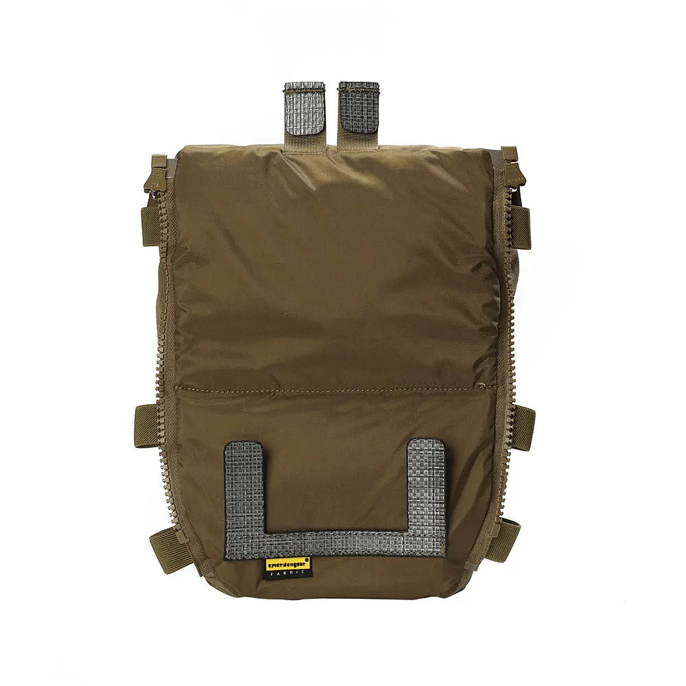 Emersongear For FRO Style V5 Vest Back Panel Double Pouch Hunting Hiking Combat Multi-purpose Bag Zip On Backpack Nylon EM9649
