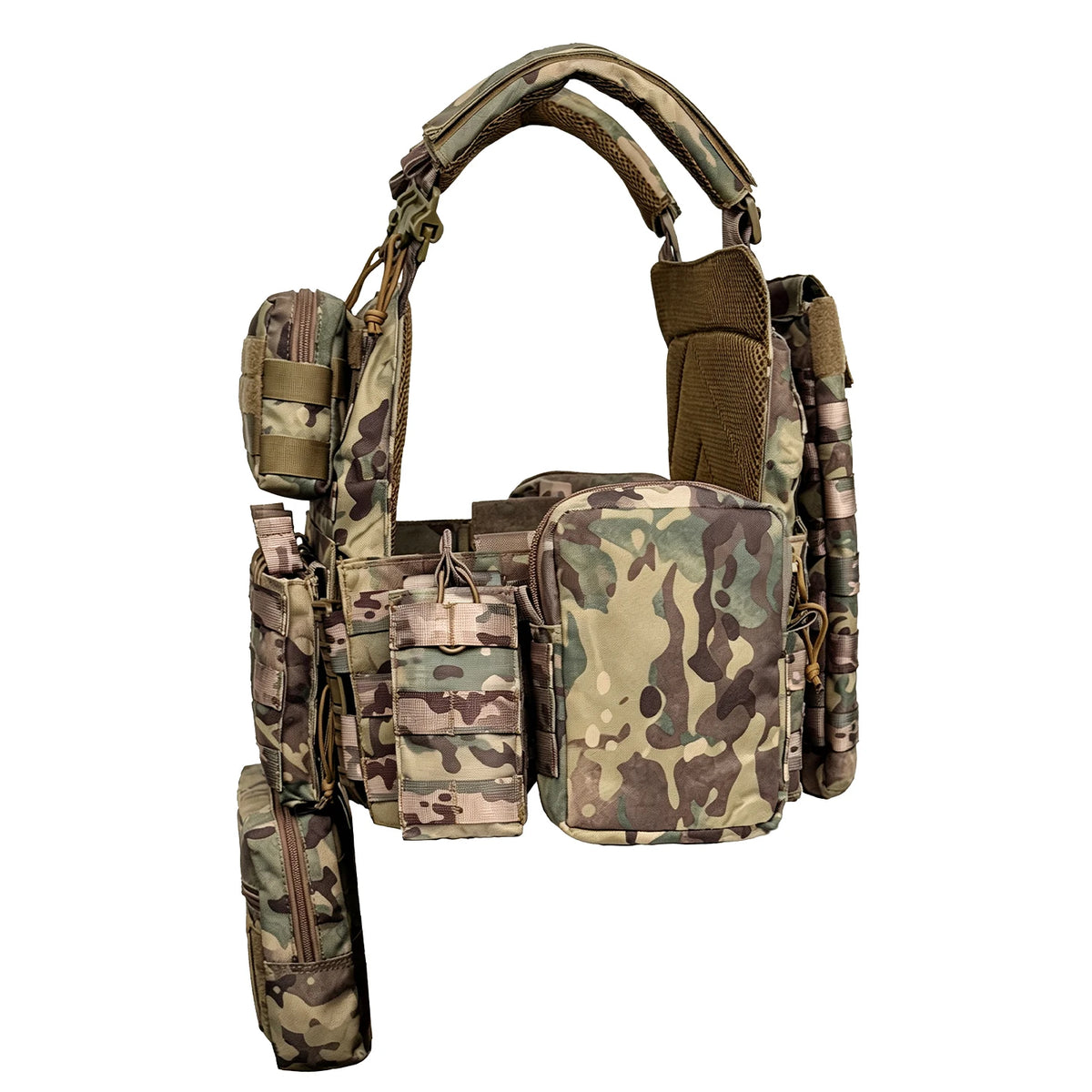 MOLLE Expansion+Quick Disassembly Structure Full Set of Accessories Multi functional Hunting Vest, Removable and Reasonable