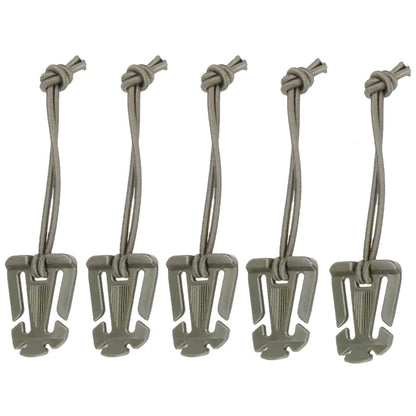 5Pcs Backpack Buckle Clamp Carabiner Survival Gear Tools Carabiner Clips Outdoor Nylon Camping Bag Hanger Hook Wild Hike