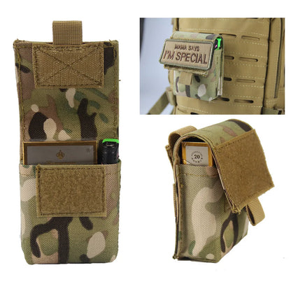 Small Utility EDC Gadget Gear Bag Molle Tactical Pouch Cigarette Holder Case Belt Bag Hunting Organizer Bag