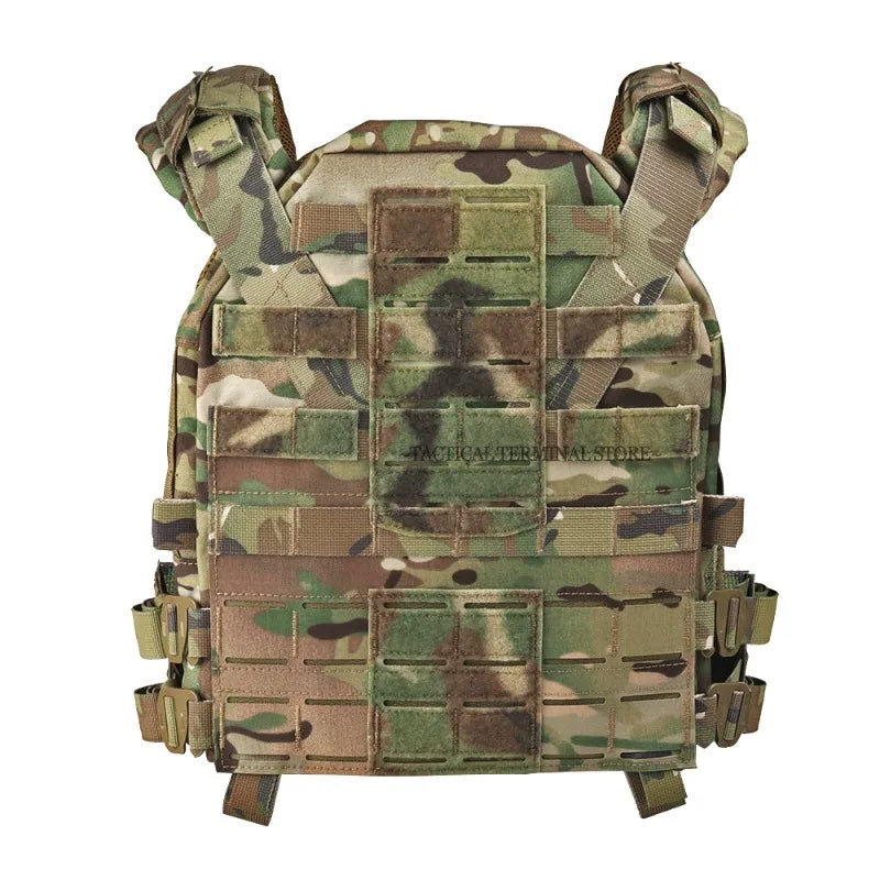 KZ Plate Carrier Hunting Equipment Low Profile Combat Body Armor MOLLE Quick Release Airsoft Lightweight Tactical Vest