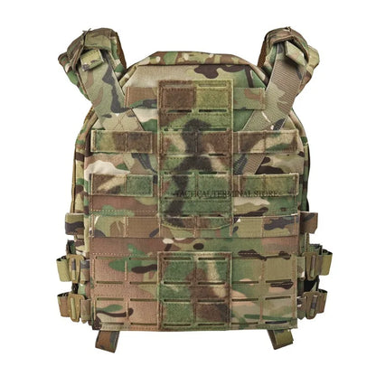 KZ Plate Carrier Hunting Equipment Low Profile Combat Body Armor MOLLE Quick Release Airsoft Lightweight Tactical Vest