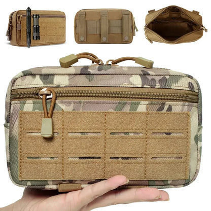 Tactical Molle EDC Pouch First Aid Kit Pouch Cell Phone Pouch Holder Waist Pack Emergency EMT Utility Tool Pouches Hunting Bags
