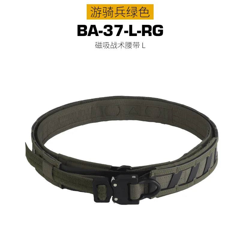 Hot Tactical Magnetic Quick Positioning Waist Belt M System Mounted with Inner and Outer Double-Layer Waist Belts
