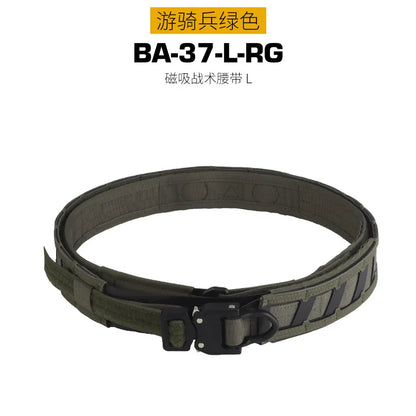 Hot Tactical Magnetic Quick Positioning Waist Belt M System Mounted with Inner and Outer Double-Layer Waist Belts