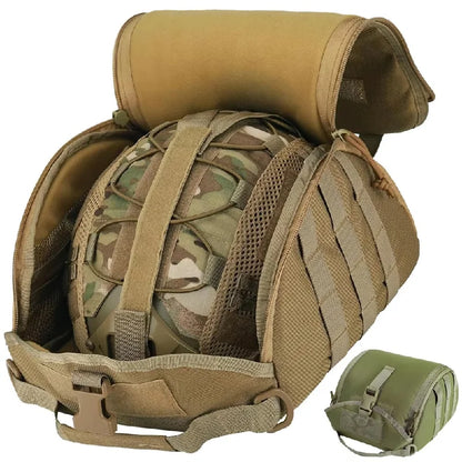 Tactical Fast Helmet Pack Helmet Storage Bag Outdoor Hiking Sports Motorcycle Cycling Carrying Pouch for Hunting Accessories